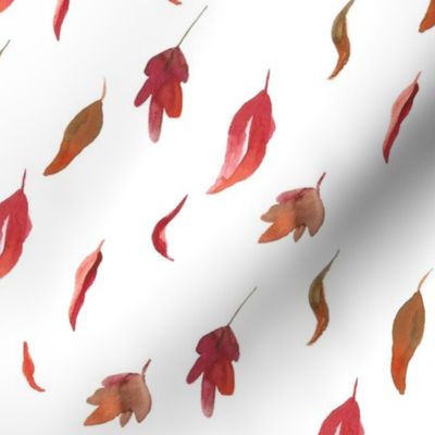 watercolor falling leaves 
