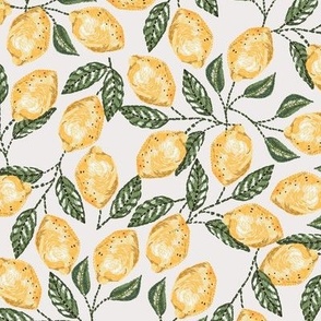 Cute little embroidered lemons