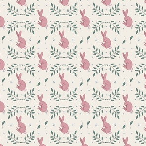 Sleepy Bunny Fabric, Wallpaper and Home Decor