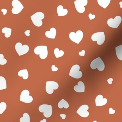 Terracotta Heart Confetti