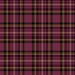 ★ BURGUNDY RED TARTAN M ★ Royal Stewart inspired / Medium Scale (3") / Collection : Plaid ’s not dead – Classic Punk Prints 