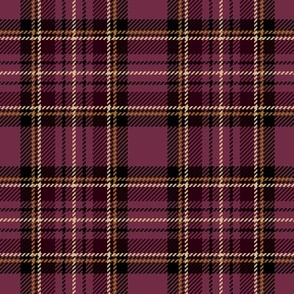 ★ BURGUNDY RED TARTAN L ★ Royal Stewart inspired / Large Scale (4" on fabric, 6" on wallpaper) / Collection : Plaid ’s not dead – Classic Punk Prints 