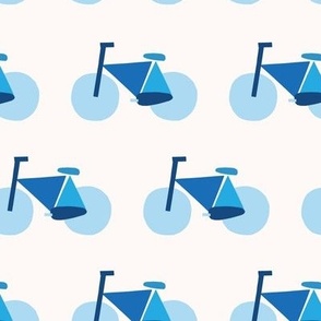 Bicycle Cut Outs in Blue