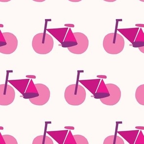 Bicycle Cut Outs in Pink