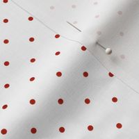 Red Pin Dots on White