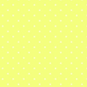 White Pin Dots on Yellow