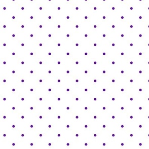 Purple Pin Dots on White