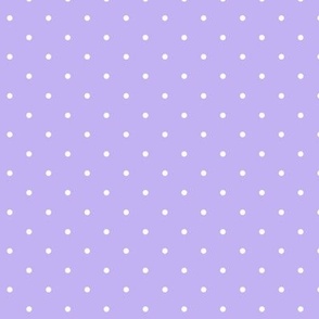 White Pin Dots on Purple
