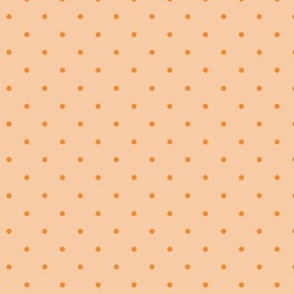 Orange Pin Dots on Orange