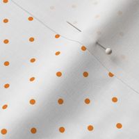 Orange Pin Dots on White