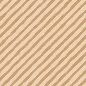 Even Textured Stripe // medium scale // gold & cream