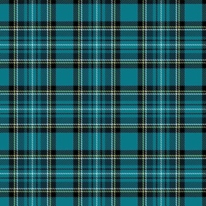 ★ TEAL TARTAN S ★ Royal Stewart inspired / Small Scale (2.5") / Collection : Plaid ’s not dead – Classic Punk Prints