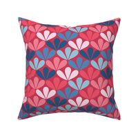 Love Blooming Abstract Floral on Pink
