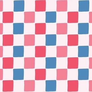 Lovely Checks in Pink and Blue