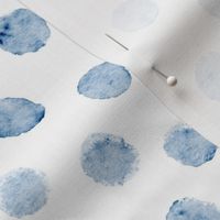 abstract shell dots - fog scallop - coastal blue wallpaper