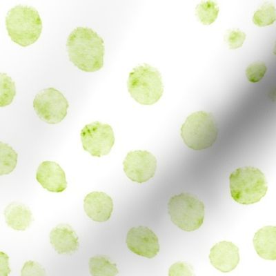abstract shell dots - honeydew scallop - coastal green wallpaper