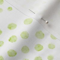 small scale abstract shell dots - honeydew scallop - coastal green wallpaper