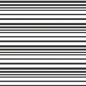 Black and white irregular stripes
