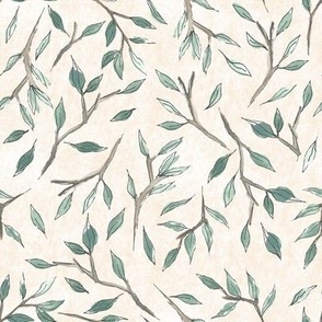 Eucalyptus Branches - Cream