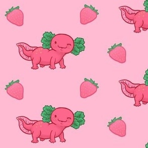 Strawberry Axolotl 