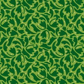 Christmas Damask Light Green