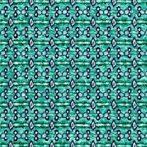 Aqua tribal pattern