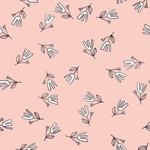 Small Flowers - Blush pink