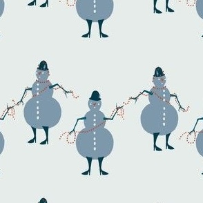 Snowmen (White 6.67-inch repeat)