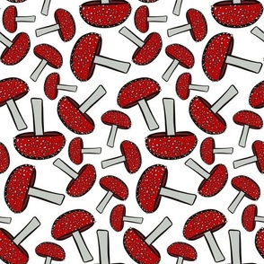 Mushroom Amanita Muscaria Pattern