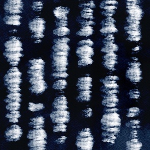 shibori - white brushstrokes on indigo blue - shibori textile pattern