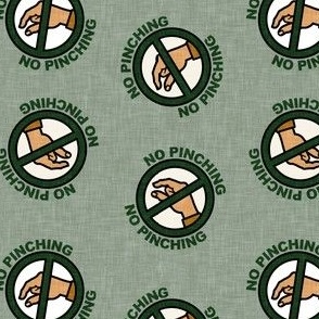No Pinching - St Patrick's Day - sage - LAD
