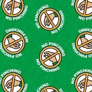 No Pinching - St Patrick's Day - gold/green - LAD