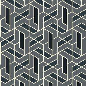 hexmill geometric gray jumbo