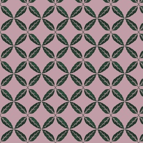 Symmetric leaves - pink