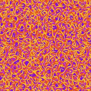 Gold and purple Groovy Pomifera - 2x