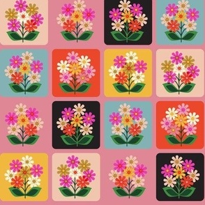 Florist (Pink) || retro plastic flower bouquets