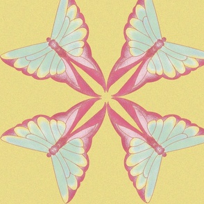 Geometric Moth Yellow 1