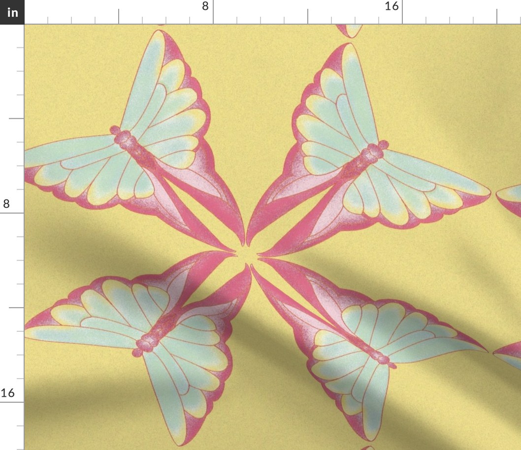 Geometric Moth Yellow 1