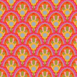 Pink Scallop Floral Pattern (small)