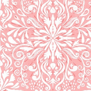 Lush Lorelei White on Pink - XL