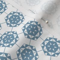Blueberry Whipped Cream Triangle Tiles