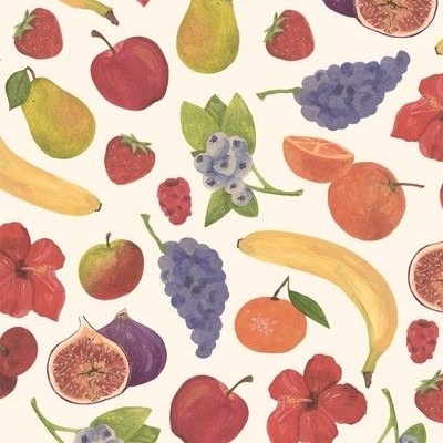 Vintage Fruit Fabric, Wallpaper and Home Decor | Spoonflower