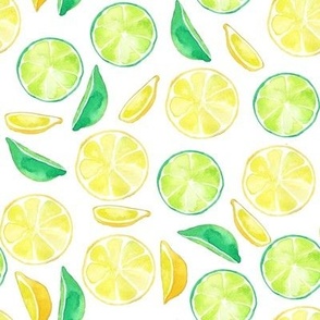 Watercolour lemons