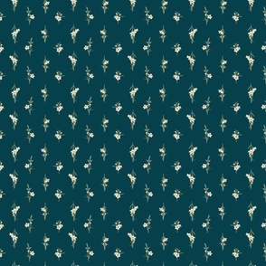Medium Dark Cyan Fabric, Wallpaper and Home Decor | Spoonflower
