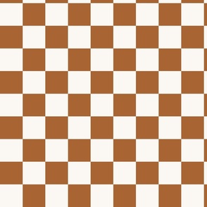Checker  - Terracotta