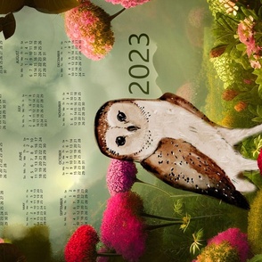 Calendar bright owl
