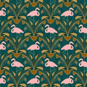 Flapper Flamingo - Emerald Green