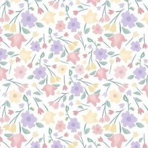 small // ditsy floral // pastel spring