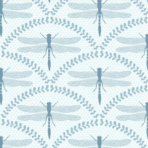 Dragonfly - Soft Blue (Medium Scale)
