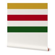 camp blanket, 3/8-inch stripes widthwise